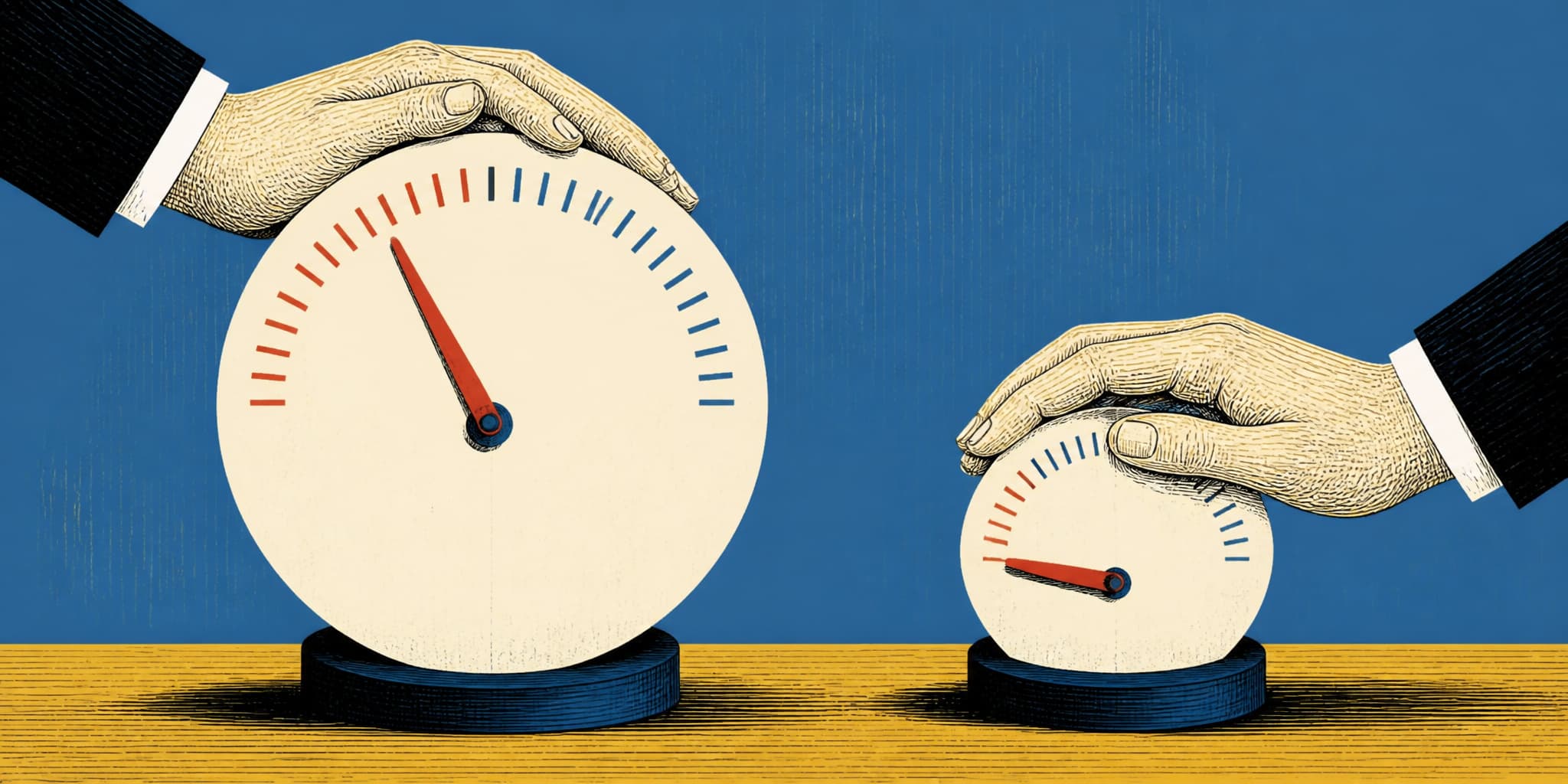 Two Dials, Not One Ladder: The Operator With the Fewest Gates Stops Runs Fastest