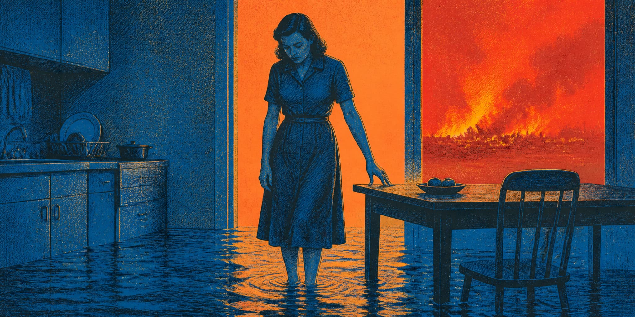 Feature image for article: The Flood Warning Reached One Woman Six Times. Another Woke to Water on the Floor.