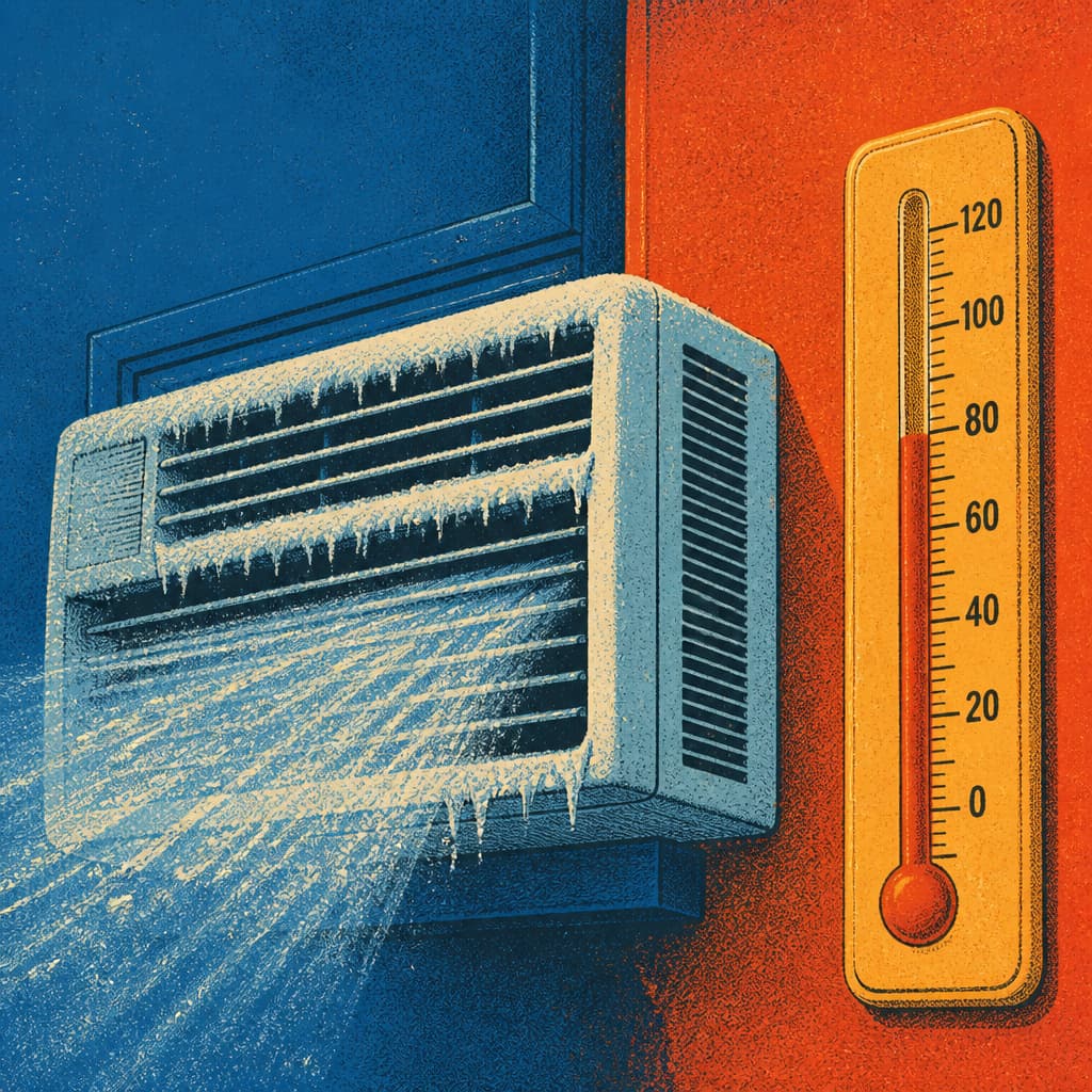 The AC Runs All Night. The Bedroom Won't Drop Below 80.