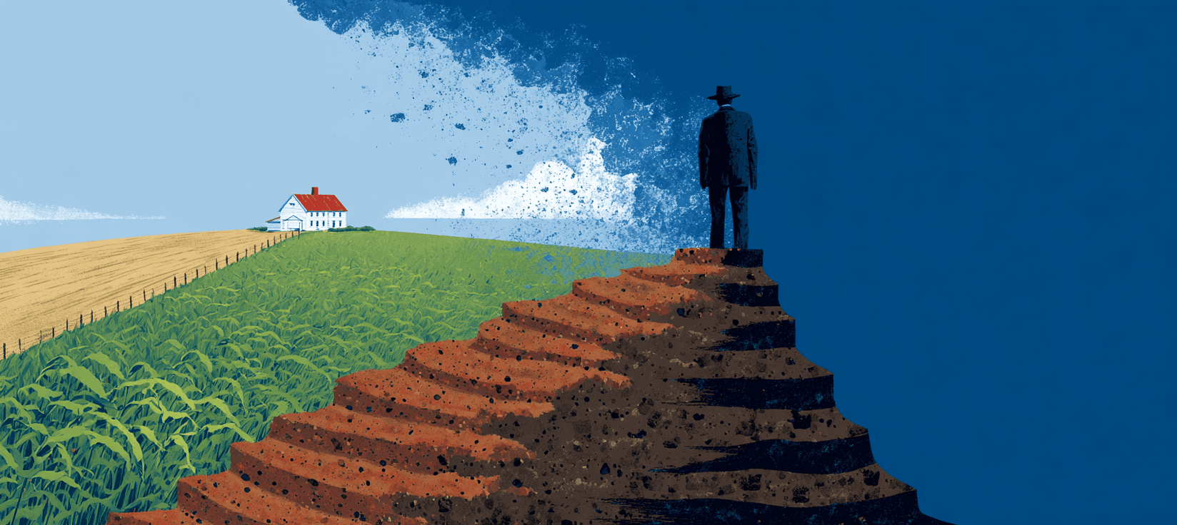 When Farmers Started Watching Their Neighbors' Dirt