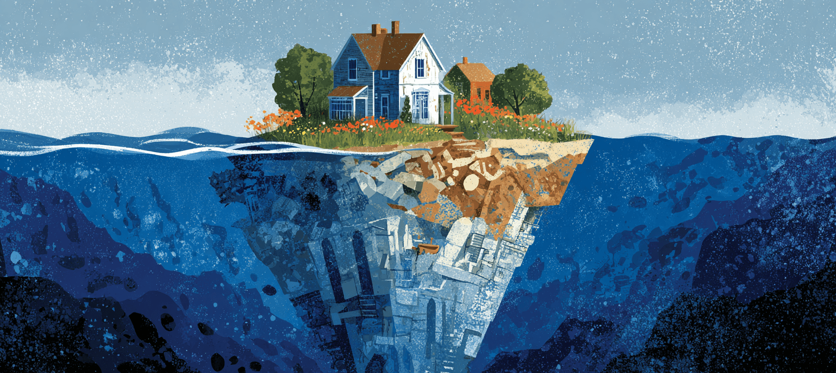 Feature image for article: Same Flood, Same Vote, One Town Still in the Floodplain