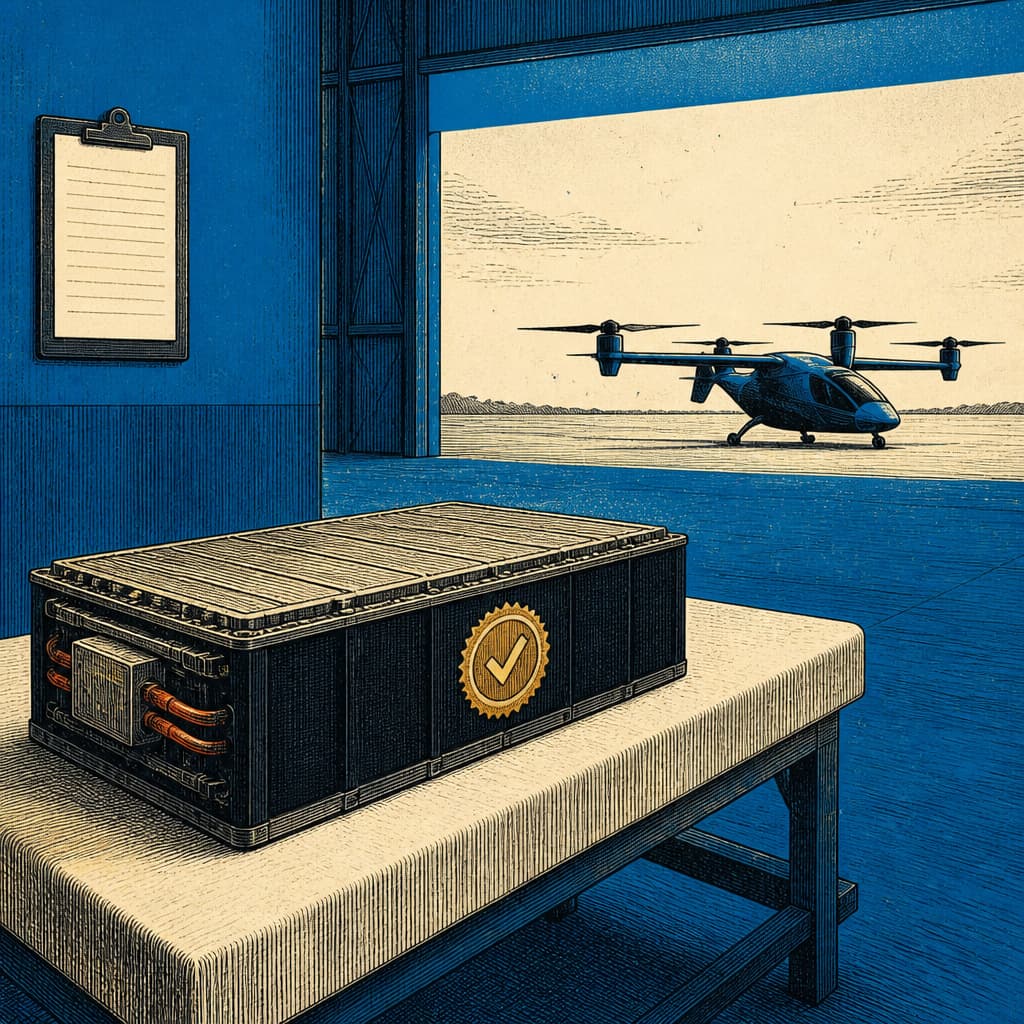 EASA MOC-4 SC-VTOL Issue 2: DO-311A Alone Does Not Qualify a Propulsion Battery